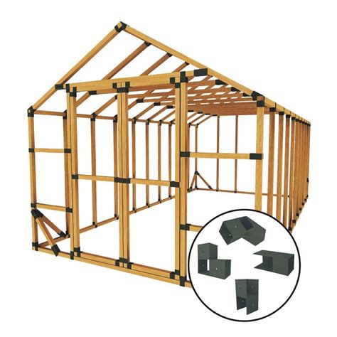 Also a variety of fixing methods available. . Shed bracket kit